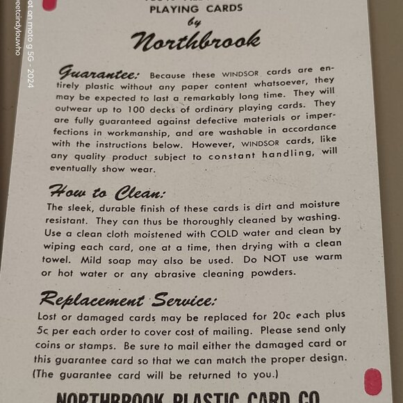 playing cards 2 decks 2 masculine hunting design original case vtg Windsor 1960s - Picture 9 of 15